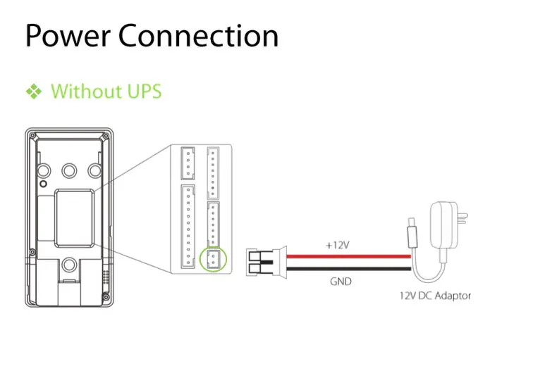 Detail snímače otisků prstů