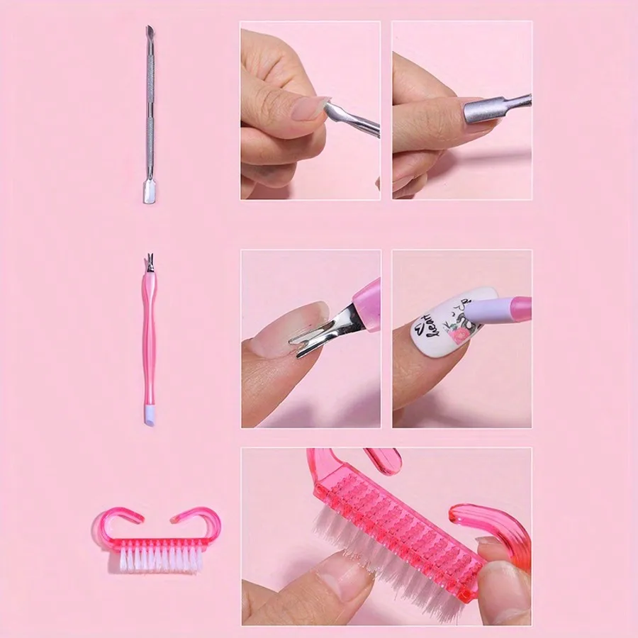Nail Cleaning Tool Kit with Nail File and Clipper