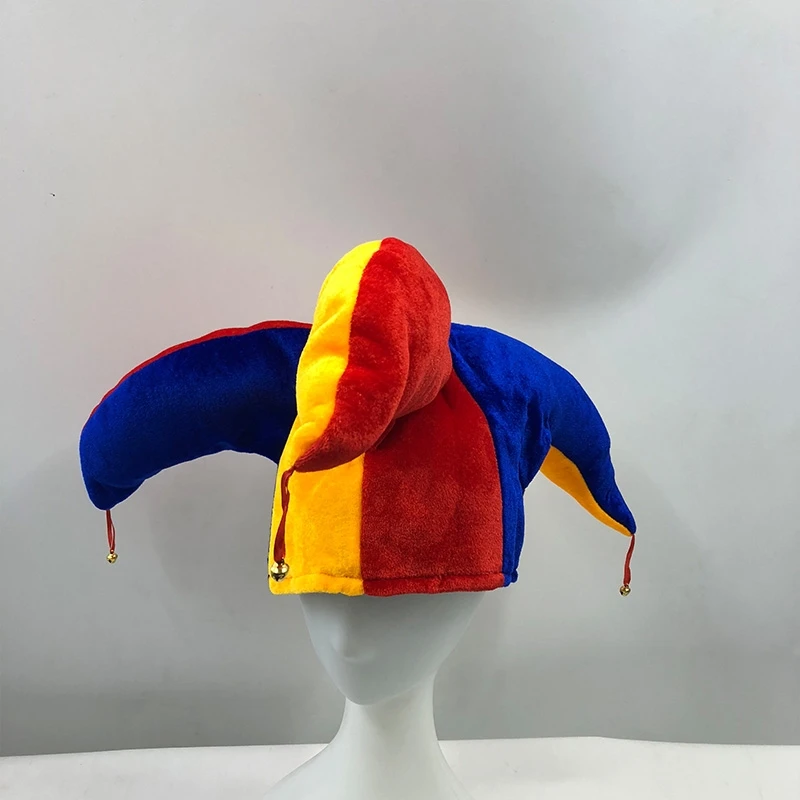 

Clown Costume Hat Rainbow Color Halloween Props Supplies for Teens