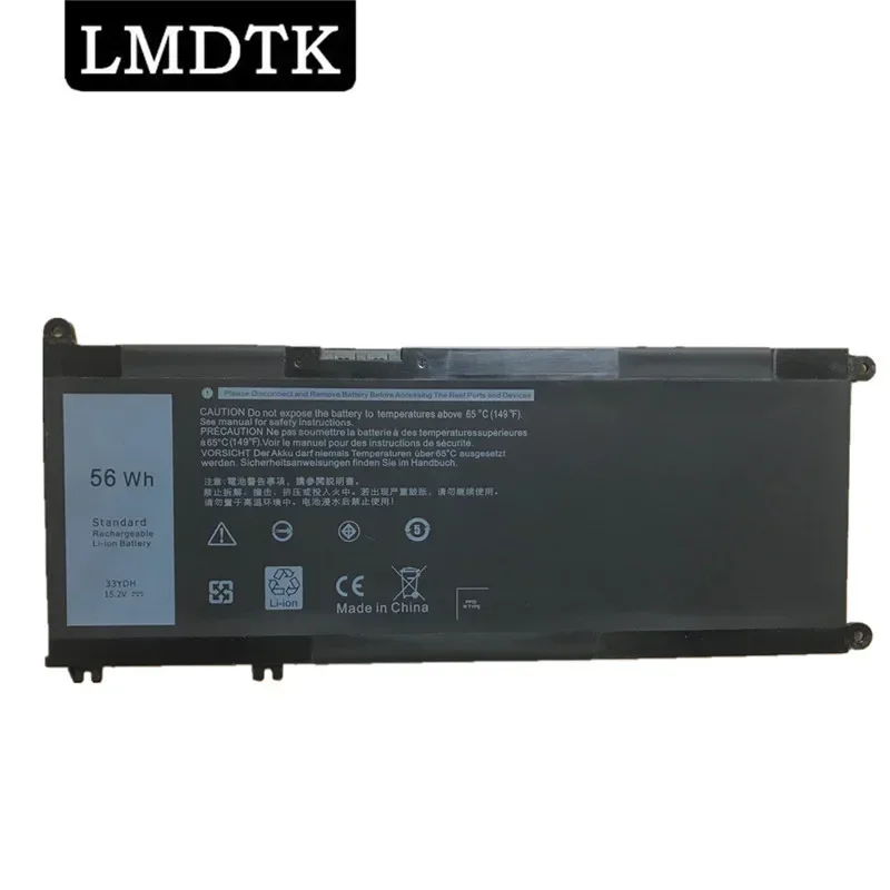 

LMDTK New 33YDH Laptop Battery For Dell Inspiron 17 7778 7779 7773 15 7577 G3 3579 5587 3779 7588 P30E Series 15.2V 56WH