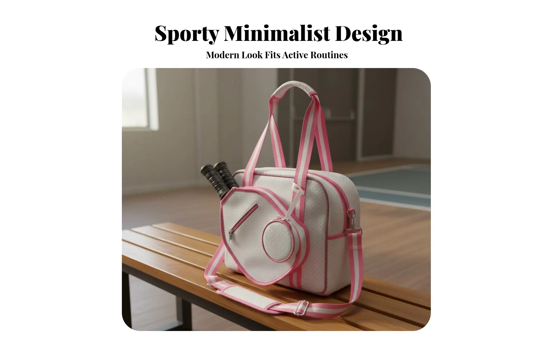 Pickleball Paddle Holder Bag Breathable Large Capacity Pickleball Bag Crossbody Sports Tote Adjustable Shoulder Strap Waterproof Pickleball Paddle Holder Bag Breathable Large Capacity Pickleball Bag Crossbody Sports Tote Adjustable Shoulder Strap Waterproof