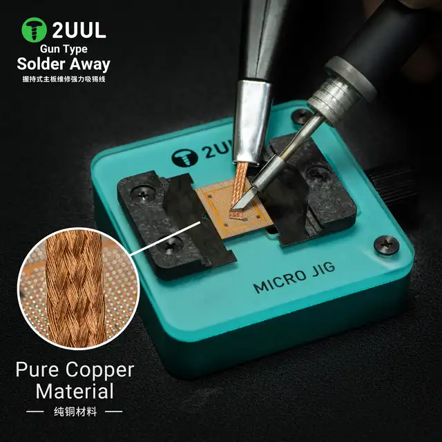 شيلد سحب قصدير 2UUL DW21 Solder Away - نحاس نقي 2