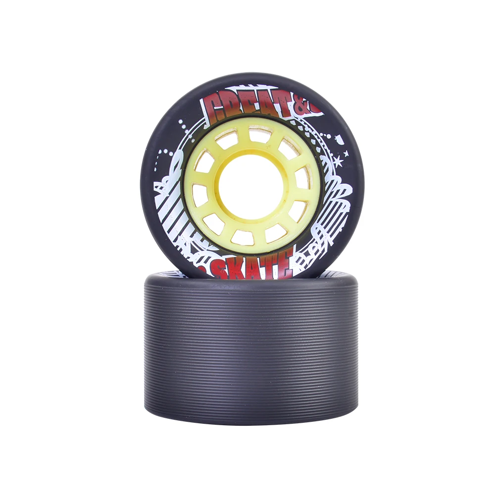 Roller Skates wheels 8 pieces 62x40mm For Indoor & Outdoor Skating Quad Skate wheels 95A PU Wheels For Kids roller skating wheels