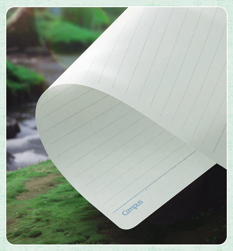 1pc Kokuyo Campus leganti notebook A5 B5 cartella raccoglitore a 4 fori con 40 fogli Campus carta a fogli mobili per studio di lavoro e diario - immagine 6