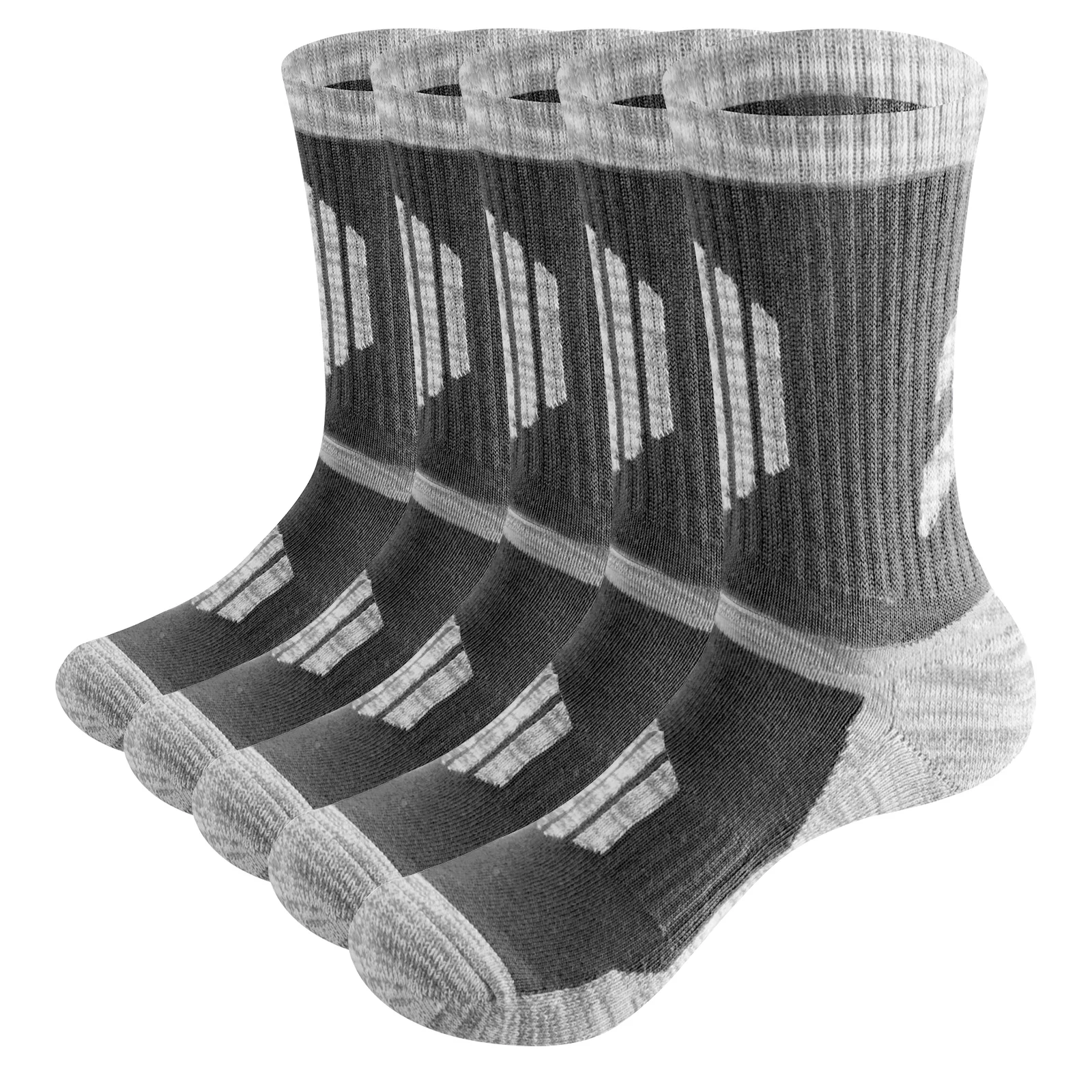 Women Hiking Socks 5 Pairs Womens Hiking Socks Size 36-43 EU