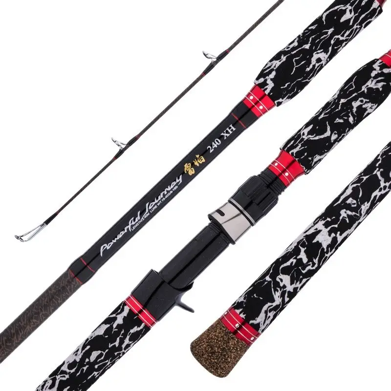

Leiqiang-XH Weight-adjusting Thunder Black Fishing Rod, Thunder Fishing Rod, Grass Hole, Heavy Grass Area, Boat Rod an