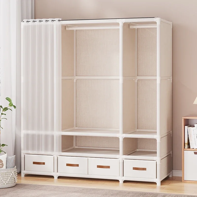 Child Closet Kids Room Wardrobe Baby Storage Organizer Cabinets Cabinet Sliding Door Children's Toy Clothes Dress Furniture