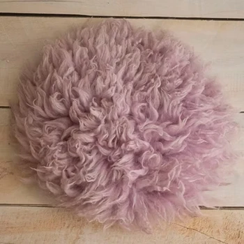 بطانية خلفية من الصوف الناعم والناعم لمستلزمات تصوير حديثي الولادة 9