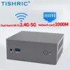 TISHRIC Mini PC 8/16GB DDR4 256/512GB Intel 12th Gen Alder Lake N100 Windows 10 11 Mini PC 4K Desktop Computer Support TF Card 3