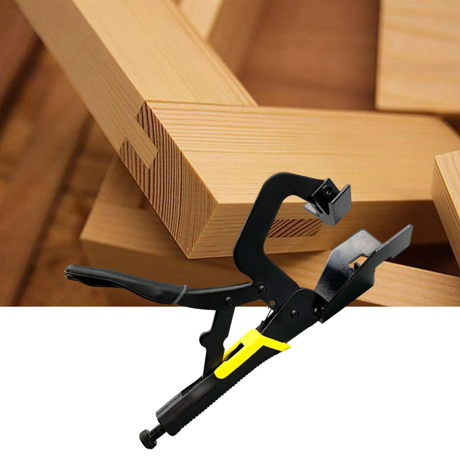 

Right Angle Clamps Hand Held Ergonomic Handle Corner Clamp Woodworking Tools for Carpenter Drawers Photo Framing Welding