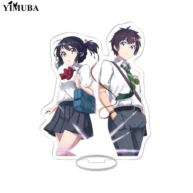 Your Name Anime Cute Weeb Manga Collectible Taki and Mitsuha Action Figure  Set of 2