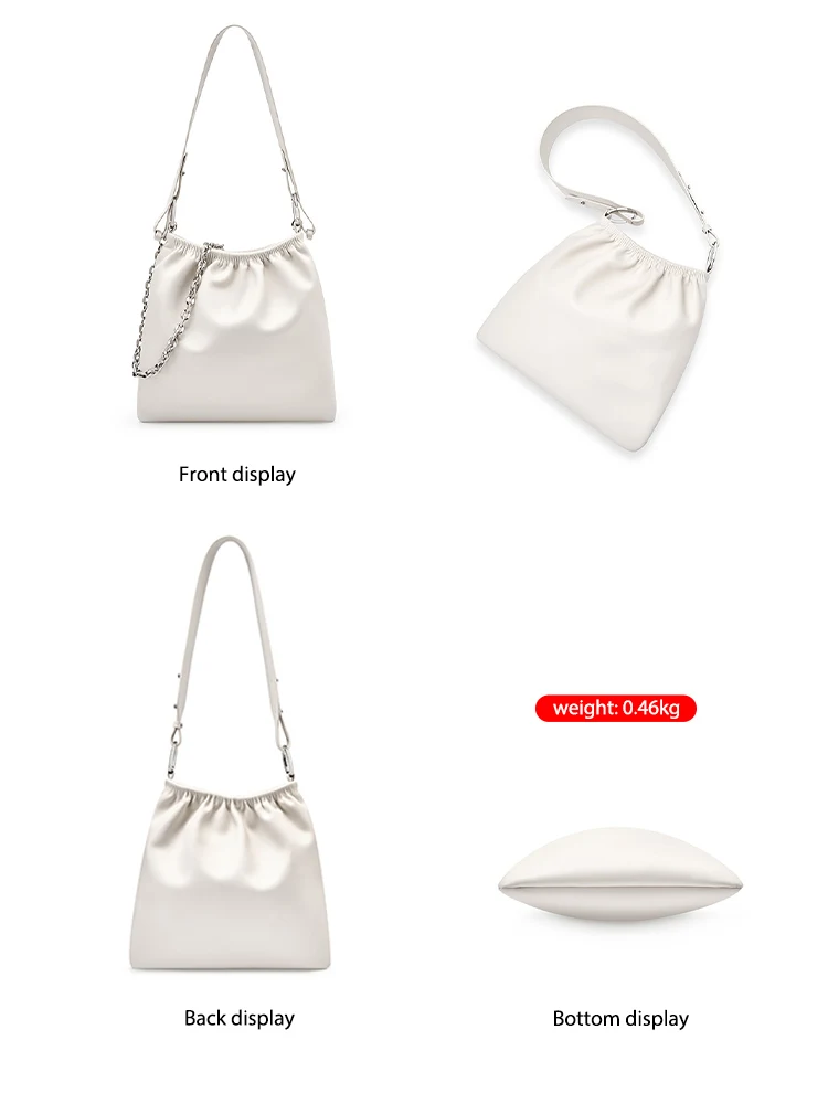 Fashion Front Ladies Clutch Bag - White