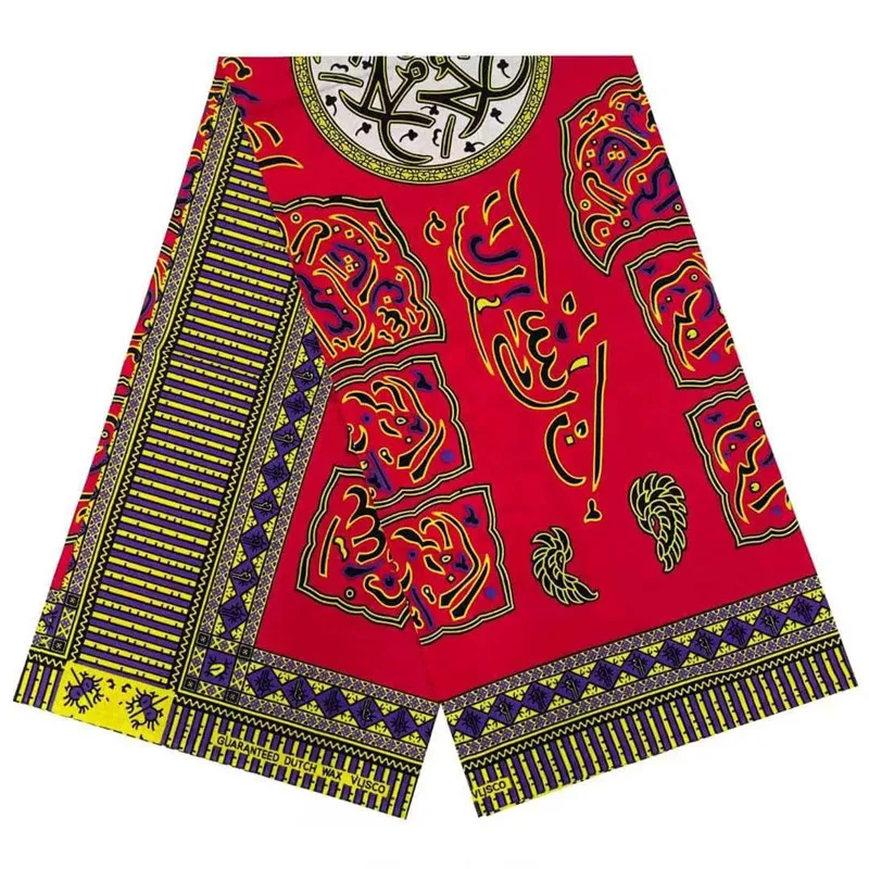 

2023 Hot Sale Guaranteed Veritable 100%Cotton African Real Wax Print Fabric Soft Comfortable Ghana Pagne Ankara Wax Fabric 1065