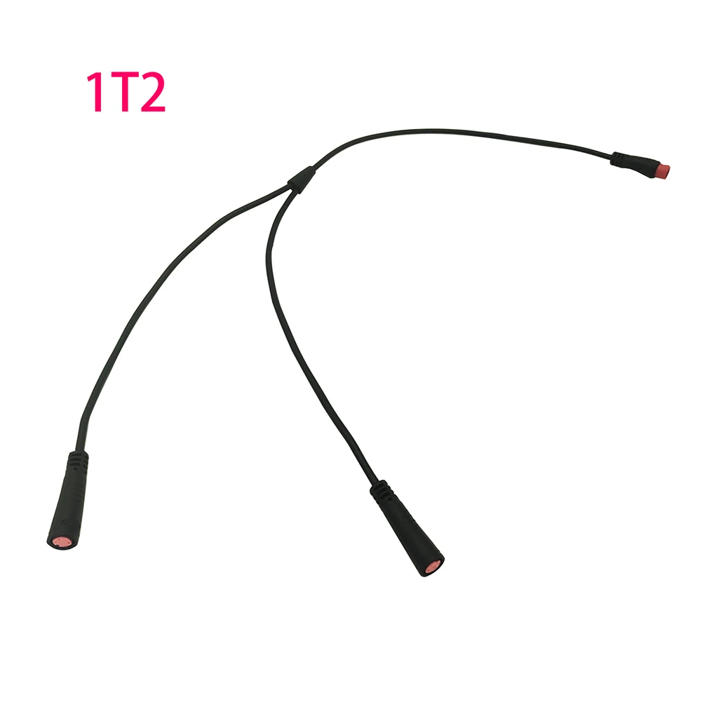 

E-bike Y Splitter Cable RED 2 Pin Electric Bicycle 1 To 2 Scooter Brake Sensor Durable Ebike Split Line Brake Sensor Accessorie