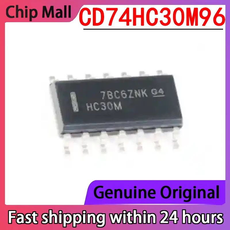 

10PCS New Original CD74HC30M96 Screen Printed HC30M Package SOIC-14 Logic 8 Input NAND Gate