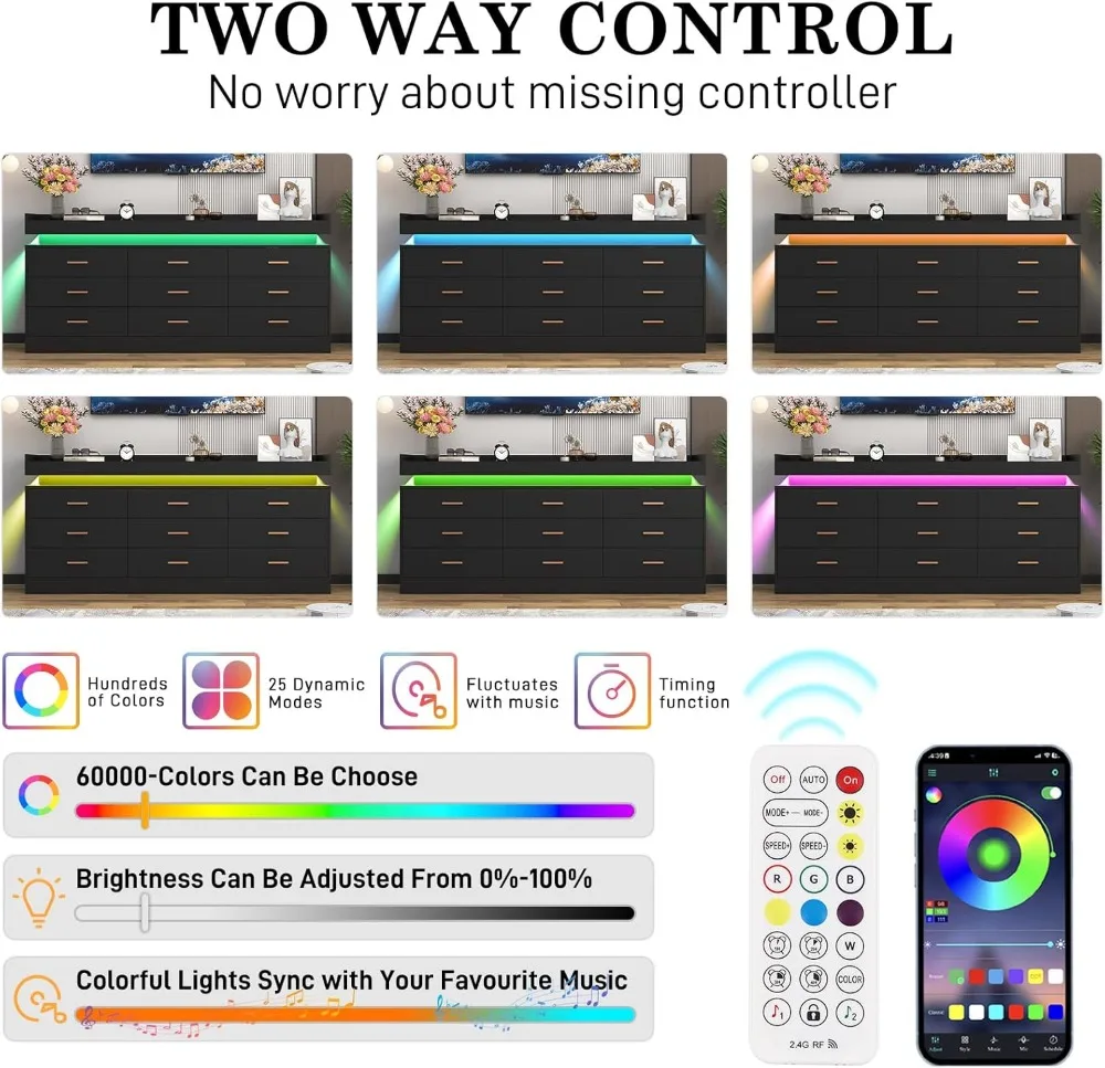 LED Charging Dresser 5