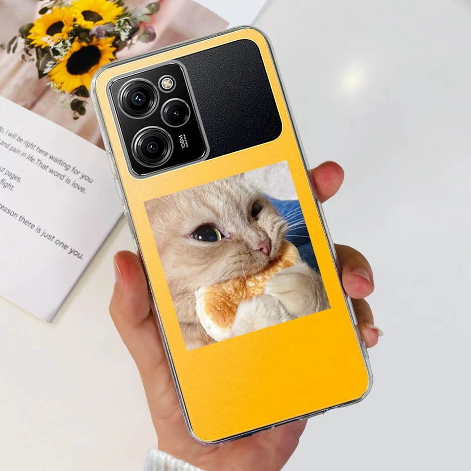 Elegant Printed Soft Silicone TPU Phone Case - Compatible with Poco X5 Series
