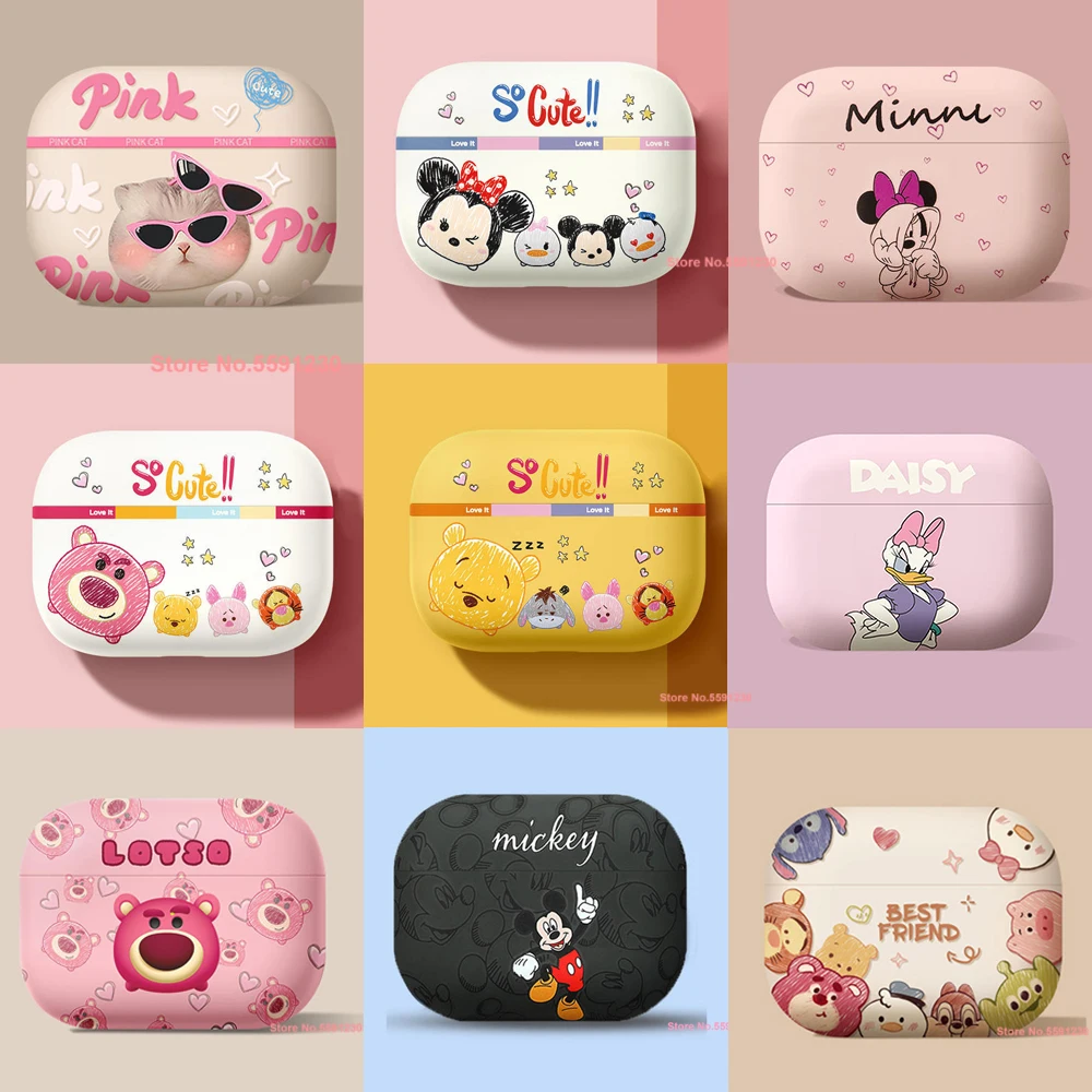 

Cute Cartoon Case for Apple AirPods 1 2 3 Pro Pro2 Case Animal Earphone Case Wireless Earbuds Case Protective Cover Accessories