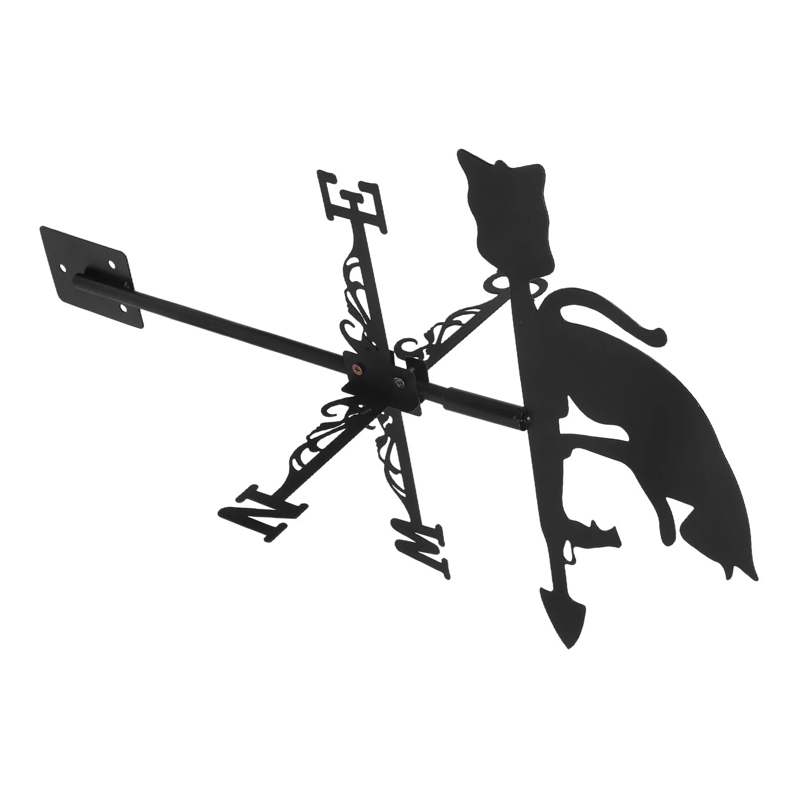 

Stainless Steel Weather Vanes Garden Weathervane Cat Mouse Shaped Stakes Ornament Decorative Weather Vane