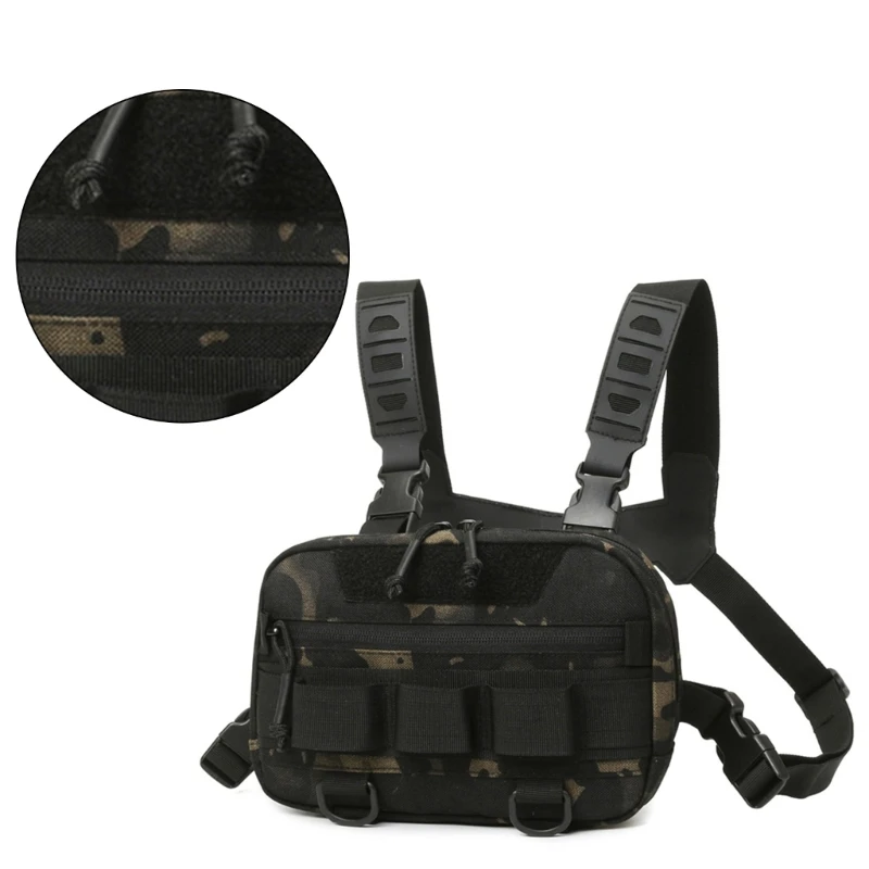 N0HA Tactically Chest Bag Light weights Fishing Chest Pack Running Backpacks Outdoor Travel Vest Bag for Women and Man 2