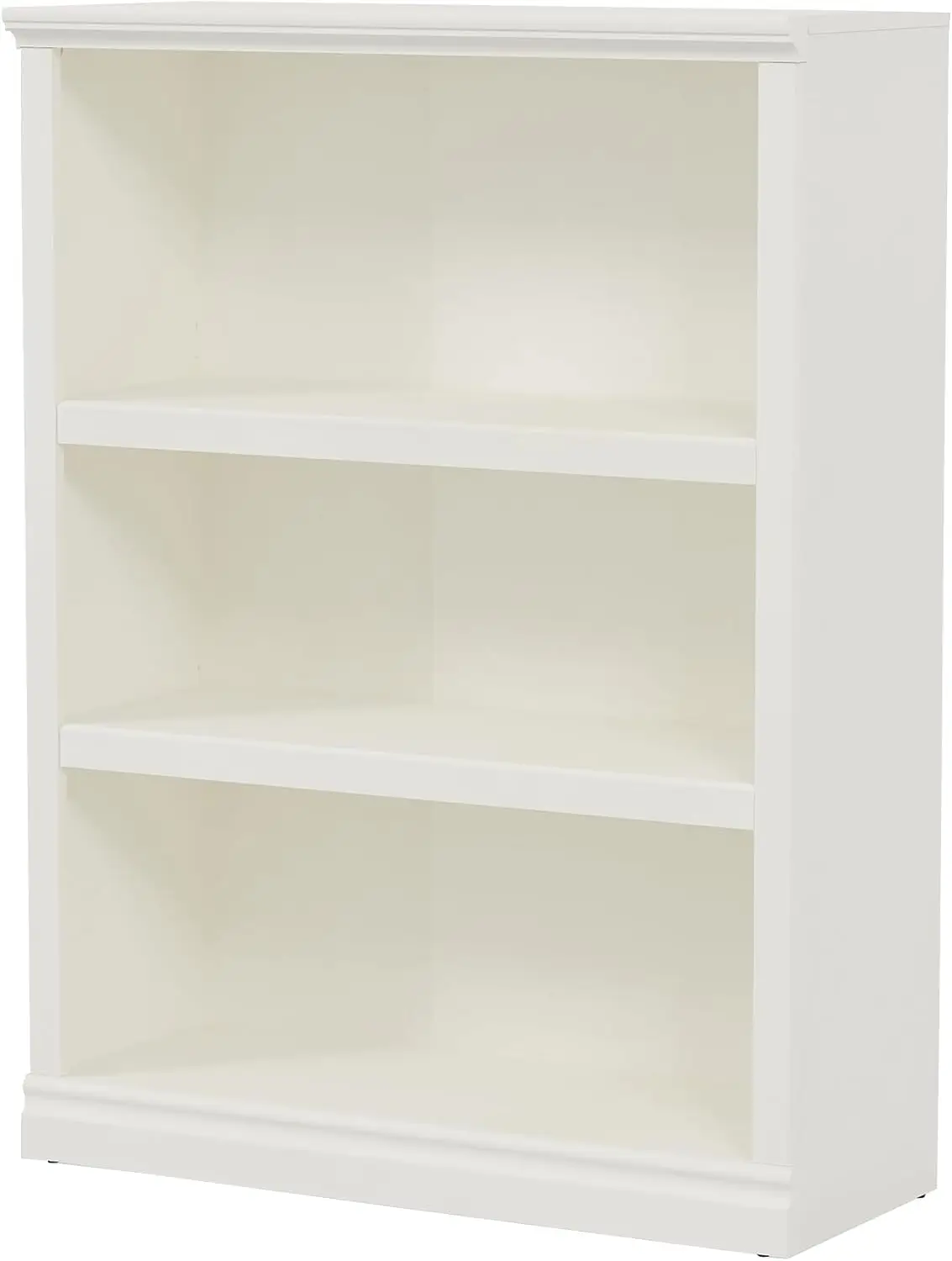 Open Storage Book Cases/Shelves, Floor Standing Indoor Furniture 3 Shelf Book case for Farmhouse Library Office