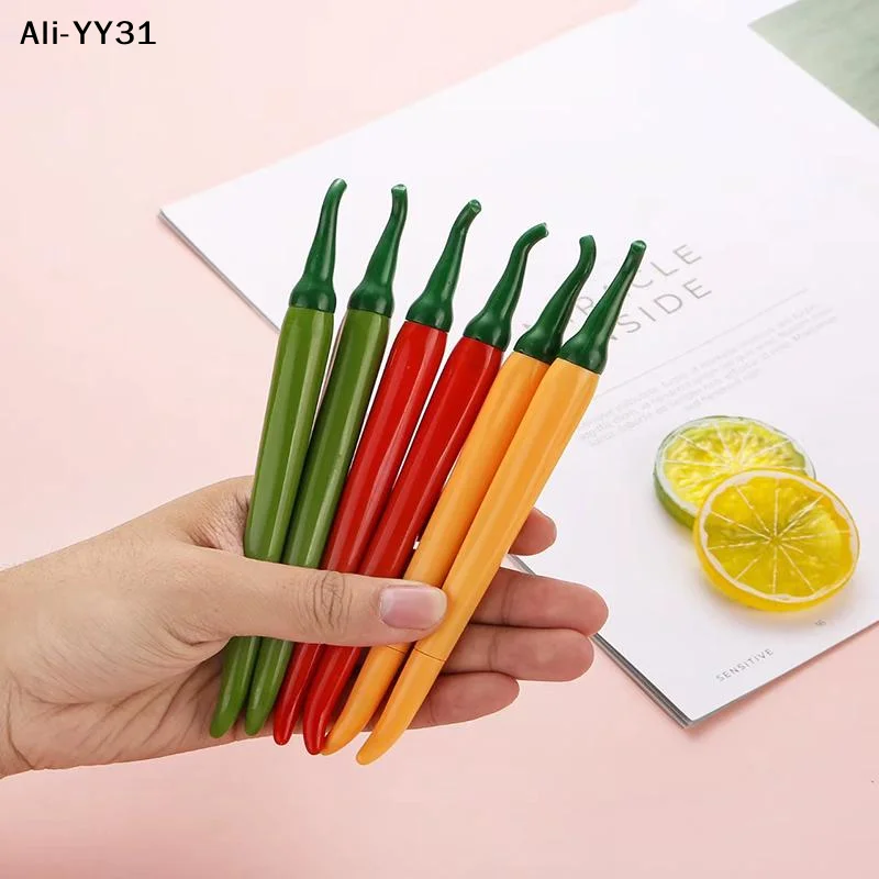 【ZYAH】5Pcs 귀여운 시뮬레이션 카옌 시리즈 젤 펜 사무실 학교 문구 어린이를위한 쓰기 펜 크리 에이 티브 서명 펜