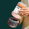Breakfast On The Go Cups Cereal And Milk Container Airtight Food Storage Box Sealed Transparent Crisper Cup-type Food Storage 5