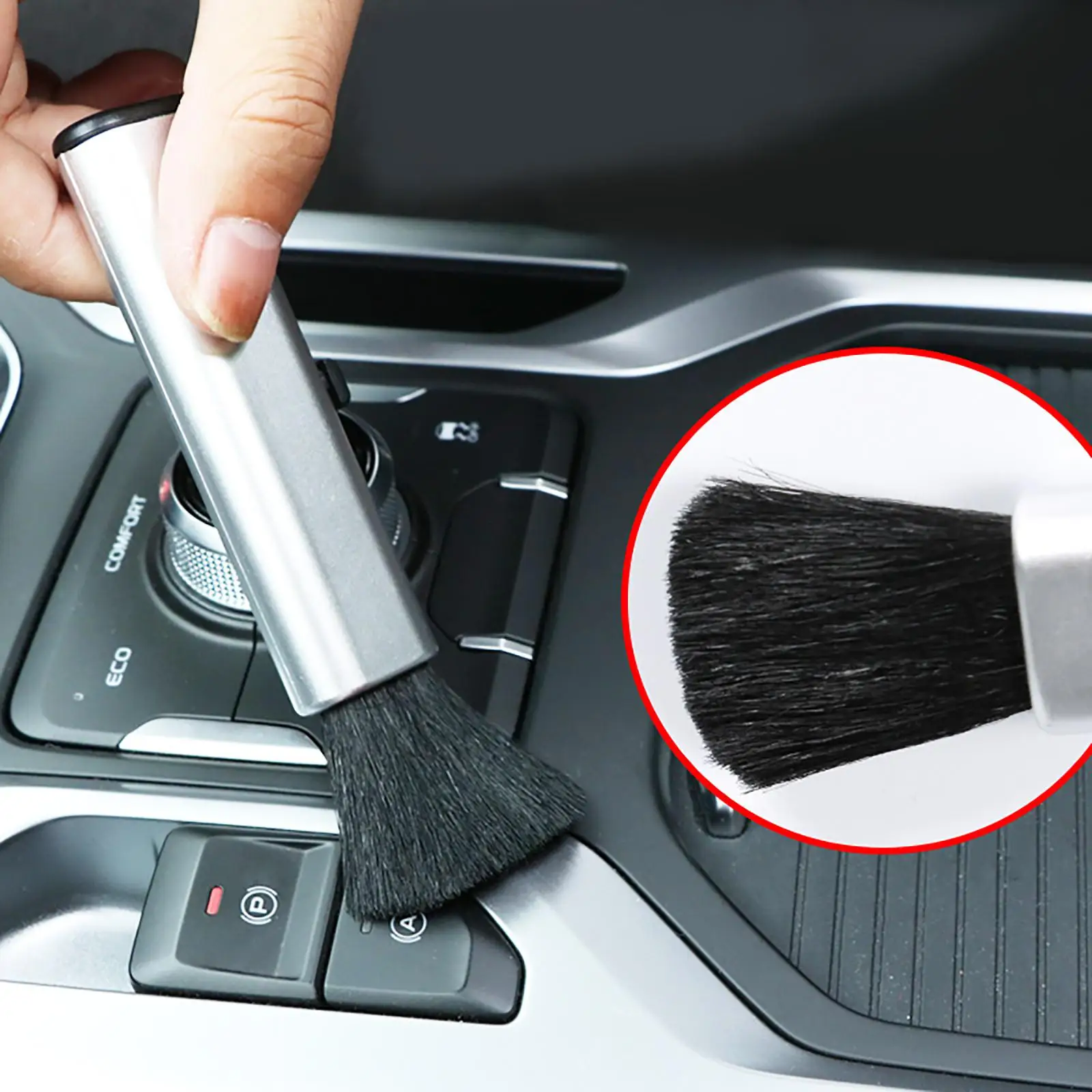 

Automotive Detail Brushes Dust Removal Tool for Car Engine Keyboard Interior Air Vent conditioner Car Retractable Cleaning Brush