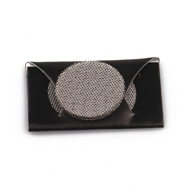 100 Pcs/500 Pcs Stainless Steel Smoking Pipe Filters Silvery Screens Mesh Net Tobacco Smoking Accessories