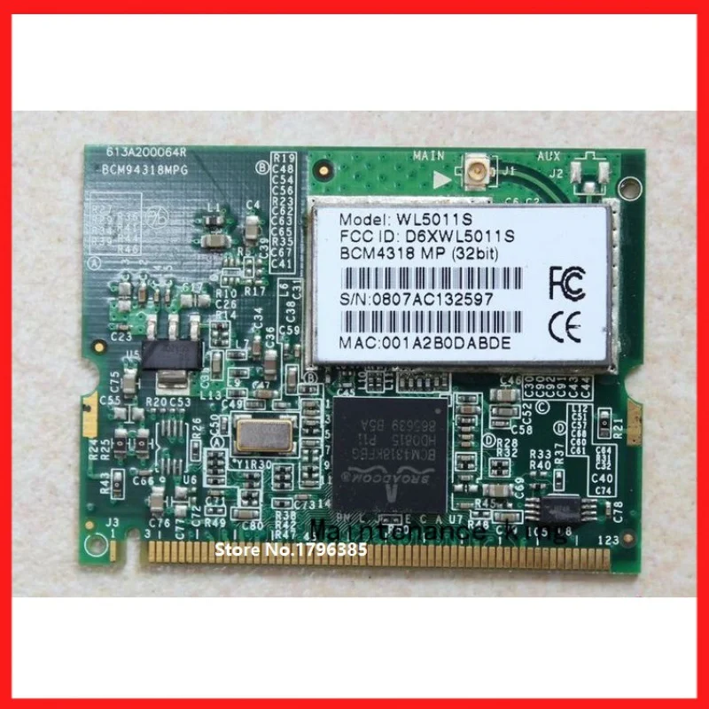 

Для Broadcom BCM4318 внутренняя Беспроводная половинная мини-PCI Wlan-карта для DEll Latitude C610 C640 D500 D505 D510 D600