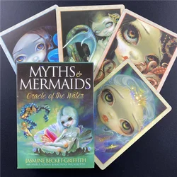 High Quality 2021 New Myths Mermaids Oracle Of The Water Version Divination Fate Deck Table Board Games Playing Cards
