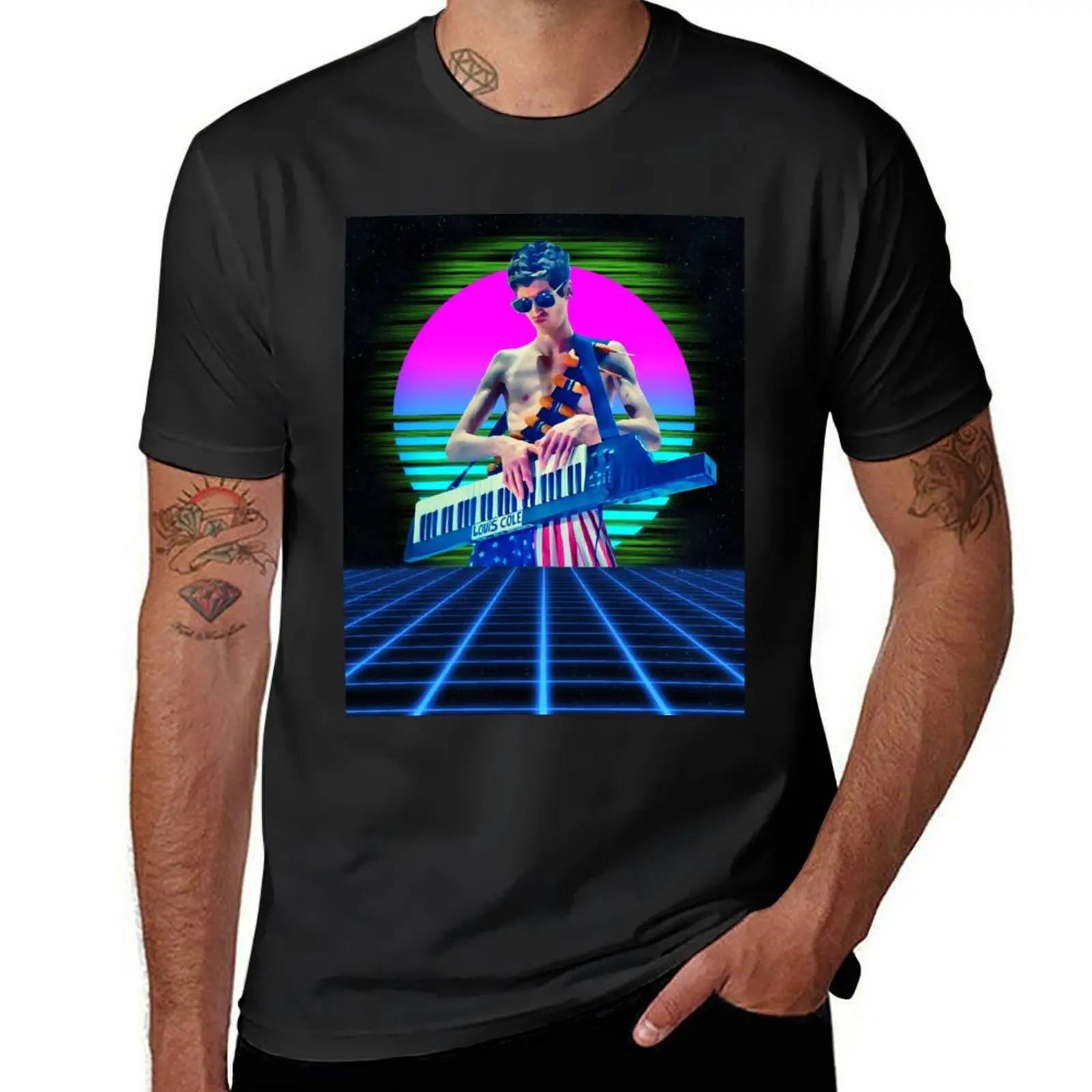 Louis C T-Shirt quick-drying vintage summer top plus sizes t shirts men