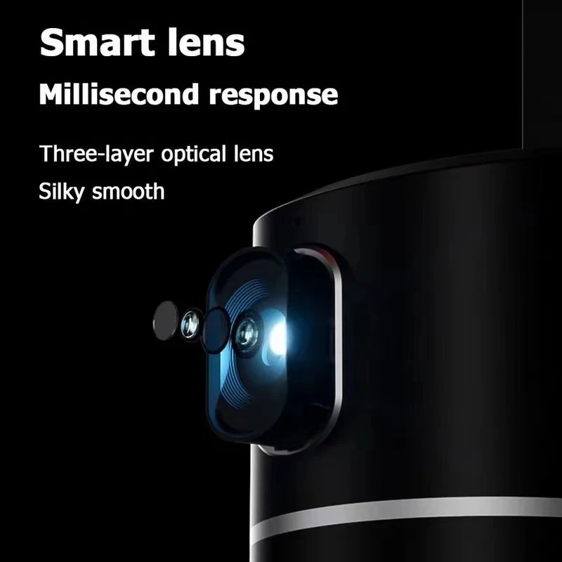 INRAM-Automatic Tracking Shooting Gimbal AI Camera Recognition Face Track 360 Rotation Intelligent Follow Live Shoot Gimbal Stabilizer