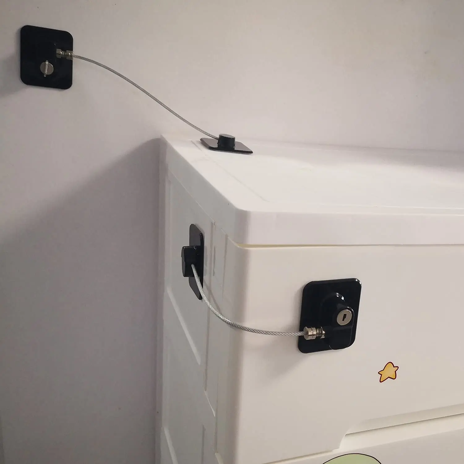 Child Safety LockingTipper Prevents Fridges And Cabinets From Tipping Over cabinet lock child lock safety lock refrigerator lock refrigerator door lock