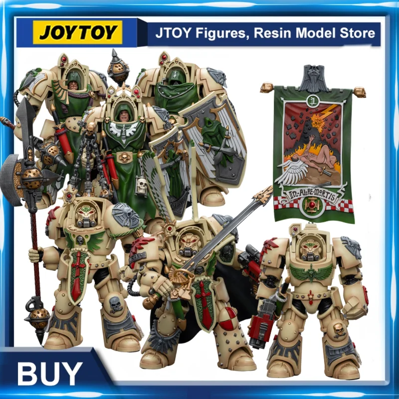 [IN-STOCK] JOYTOY Warhammer 40K 1/18 Action Figures Dark Angels Deathwing Strikemaster Anime Model Toys Christmas Gifts