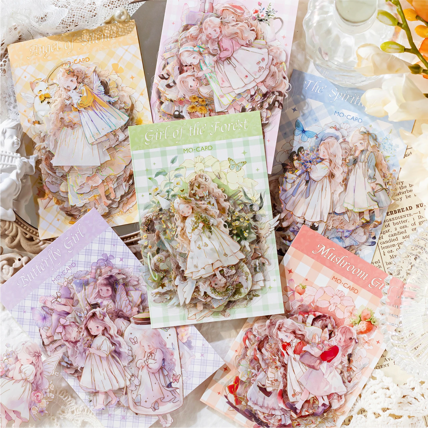 Pegatinas De Hadas Y Princesas – 30 Calcomanías Con Acabado Dorado Brillante – Ideales Para Diarios, Cuadernos Y Manualidades