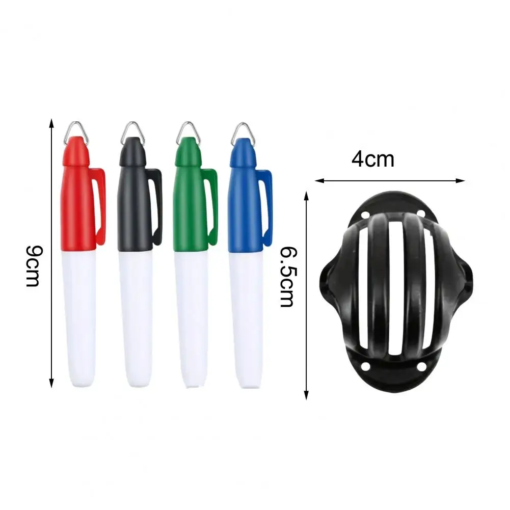 1 Set Golf Ball Marker With Line Marker Pens High Precision Golf Ball Stencil Alignment Tool Kit Accessories