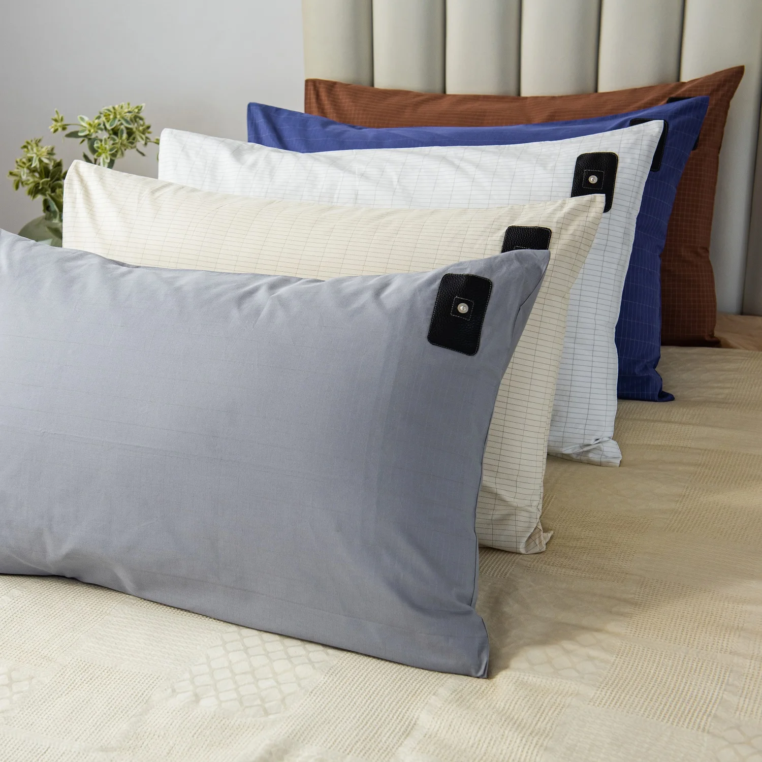 Silver Conductive Grounding Earthing ESD Pillowcase include a Local Plug for Healthy Good Sleep 5