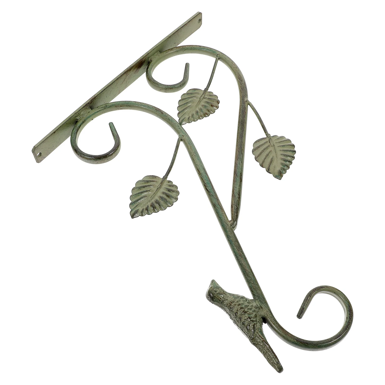Retro Iron Vintage Plant Hangers Wall Mounted Shepherd Hooks for Outdoor Birdcage Flower Pot Bracket Garden Decorative Iron Wall