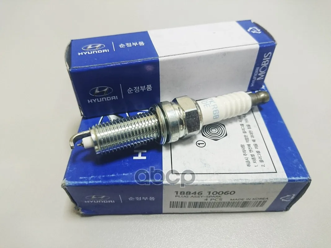 Spark plug Hyundai-Kia art. 1884610060 combustible carburetor engine burner part diesel device fuel mixture flame appliance spark system light lamp