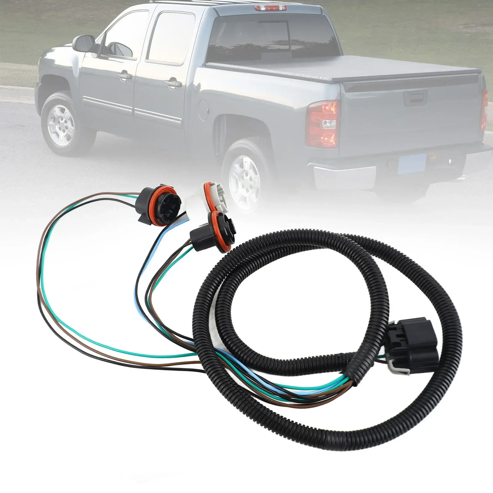 Chevrolet Silverado 1500 2500 HD 3500 HD 2007-2014 용 테일 라이트 하네스 내열성 ABS 와이어 키트 교체