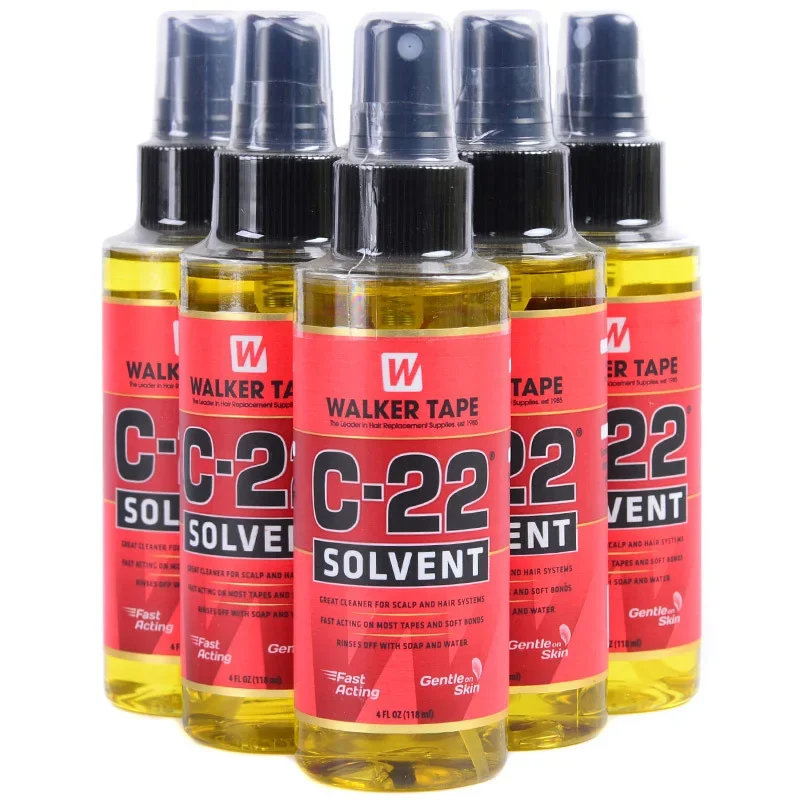 C-22 118ml Solvent Remover Fast-Acting Tape Glue Remover for Hair Systems Compatible with C22 Walker Tape