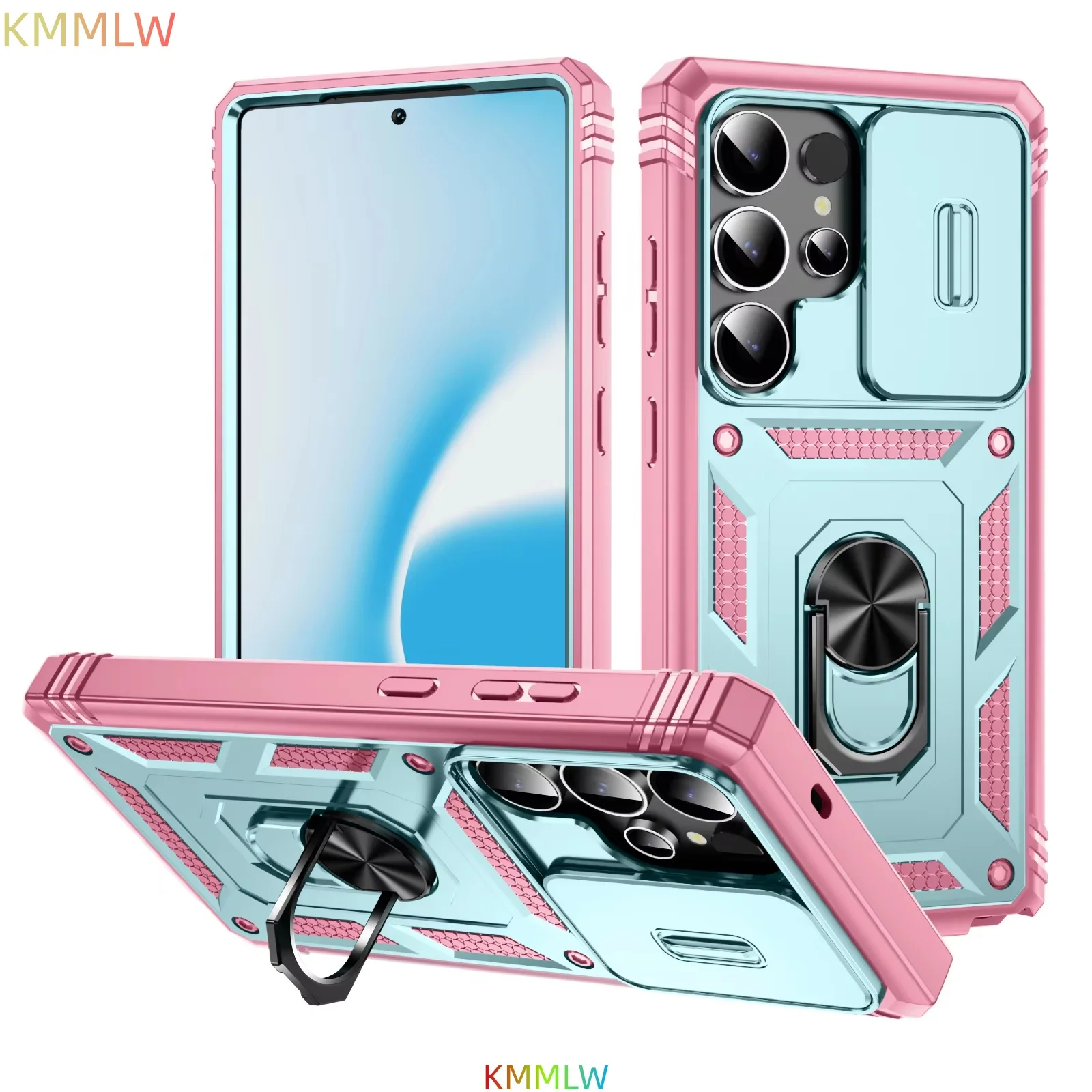 Camera Slide Armor Protection Case with 360° Rotating Cover
