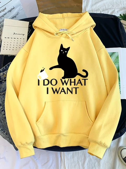 Sweat capuche petit chat noir et couteau sweat avec sweats capuche femmes grande taille sweat