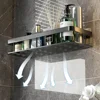 Drill - Free Storage Shelf  Effortless Installation Perfect for Adding Extra Storage in Bathroom Kitchen or Bedroom! Racks Ecoco 5