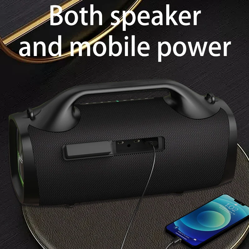 Zealot S79 100W Wireless speaker, Outdoor Portable Subwoofer Speaker, Hifi Sound quality,Dual Pairing, Fast Charging,24000mAh.