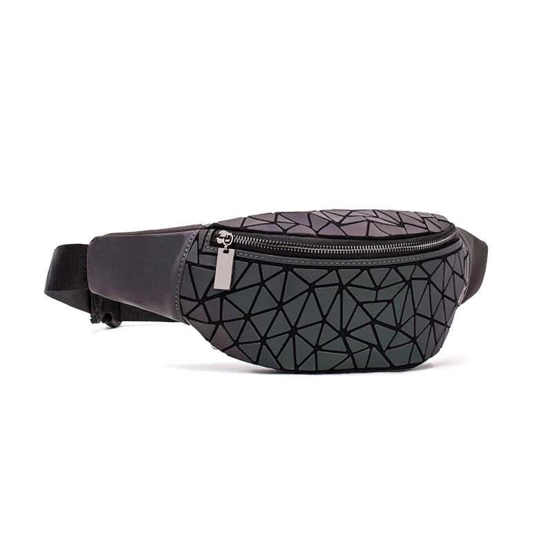 DIOMO 2022 Fanny Packs  㸮  Luminous Holographic Traveling Bum Bag