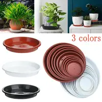 Plant Saucer 4/6/7/8/10'' Drip Trays Saucers Indoor Outdoor Round Flower Pot Trays Garden Balcony Flower Pots Trays 1