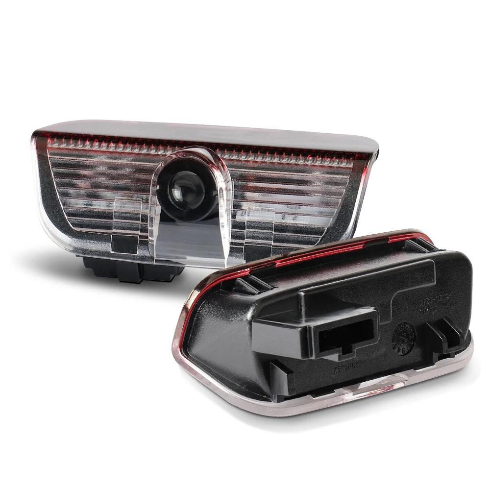 LED Car Lights 2Pcs Car HD Projector Lamp Car Door Welcome Light Decoration For Volkswagen VW Golf Tiguan Passat Variant b8 Touareg Magotan