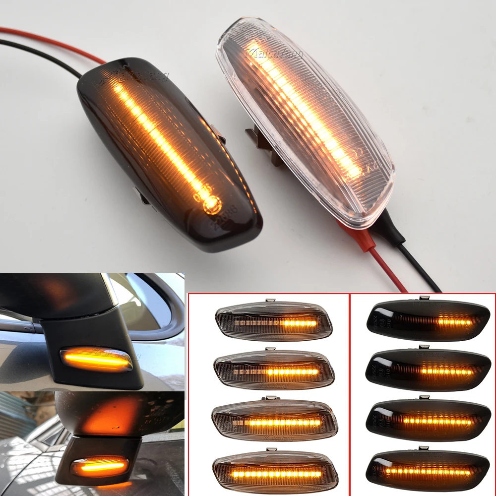 Indicator I Laterali LED Fumé Per Mazda - Set 2 Pezzi Per Modelli 2, 3, 5, 6, BT-50 E MPV - Foto 2